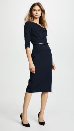 Black Halo 3 4 Sleeve Jackie O Dress Eclipse at Shopbop